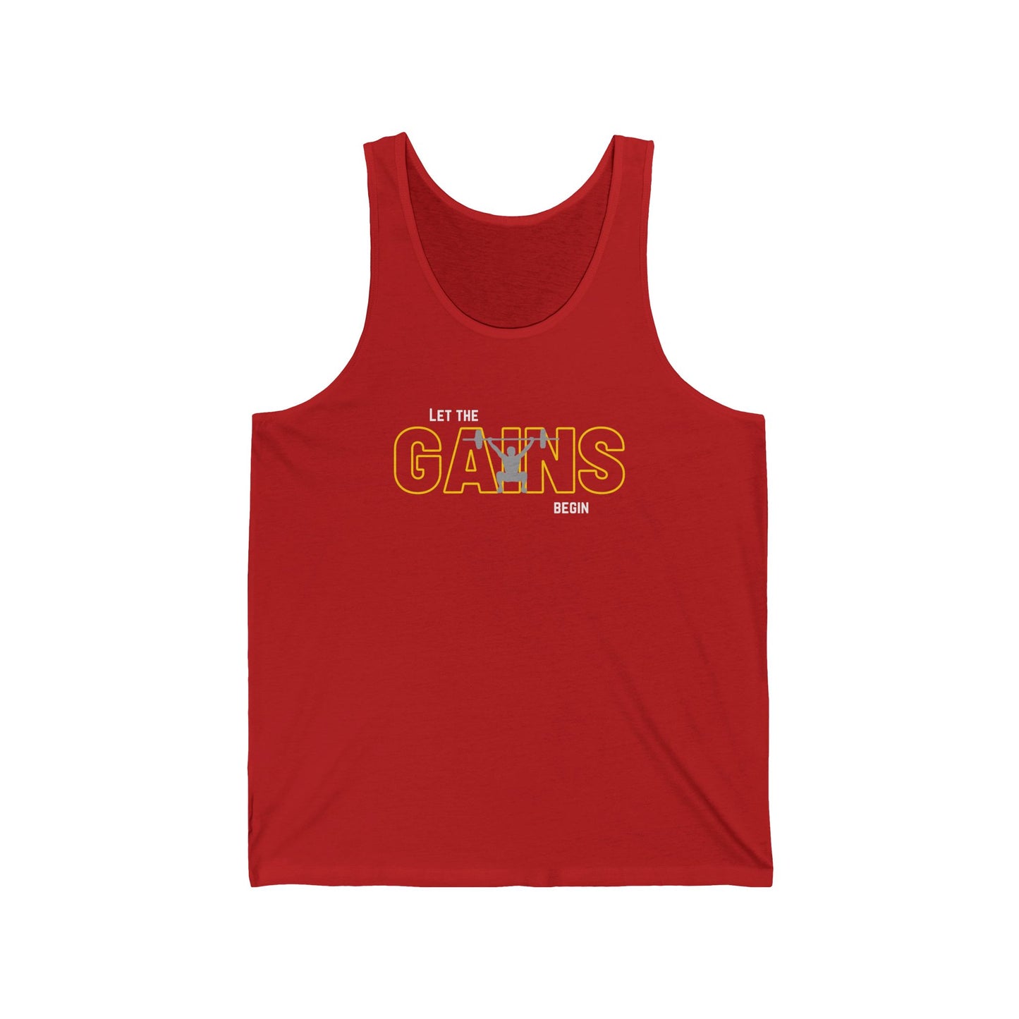 'Let the Gains Begin' Men's Tank