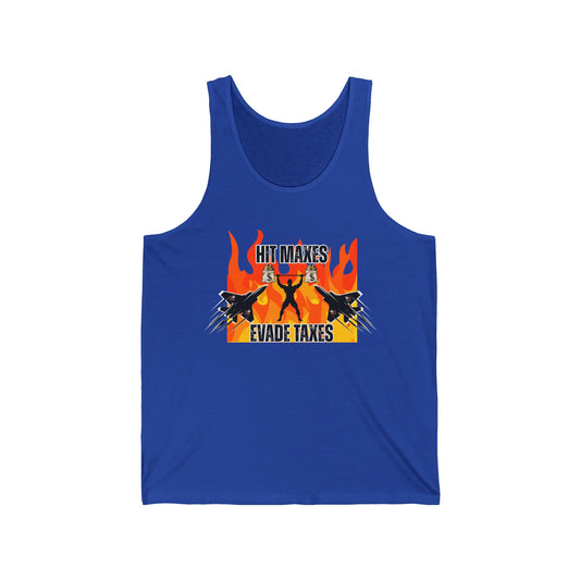 Hit Maxes Evade Taxes Men's Tank