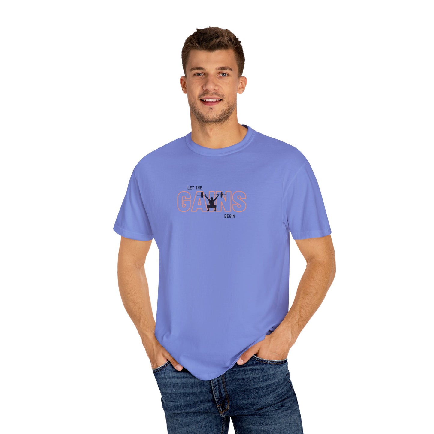 'Let the Gains Begin' Men's T-Shirt