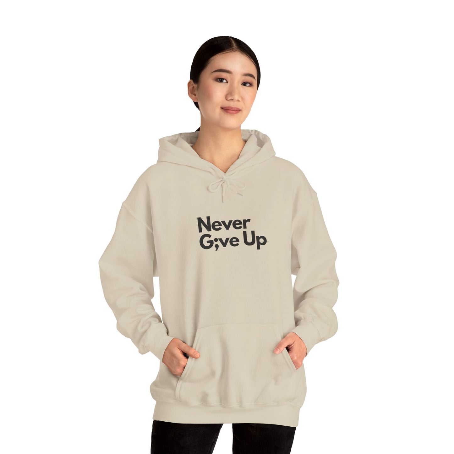 Never G;ve Up Women's Hoodie