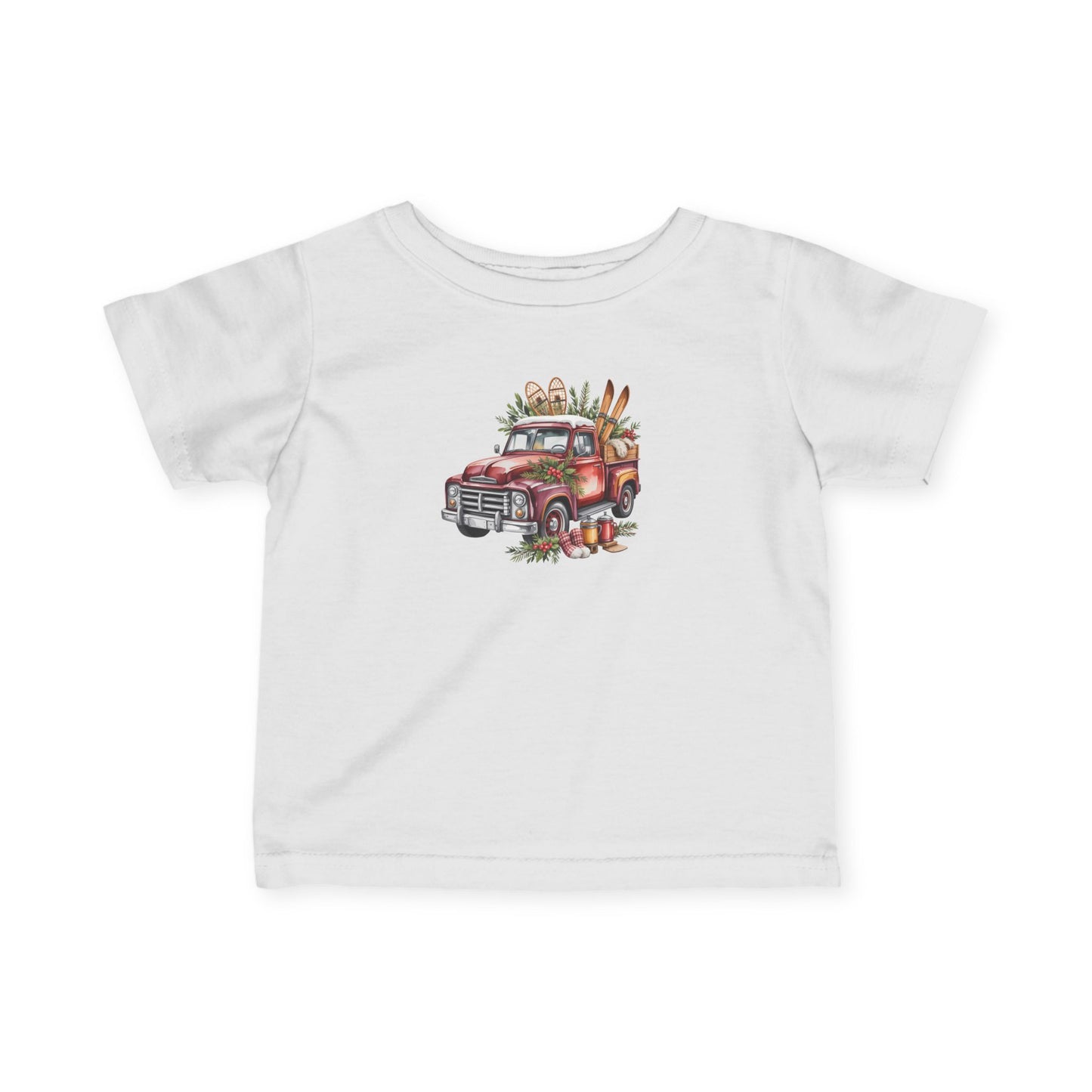 Retro Holiday Truck Infant Tee