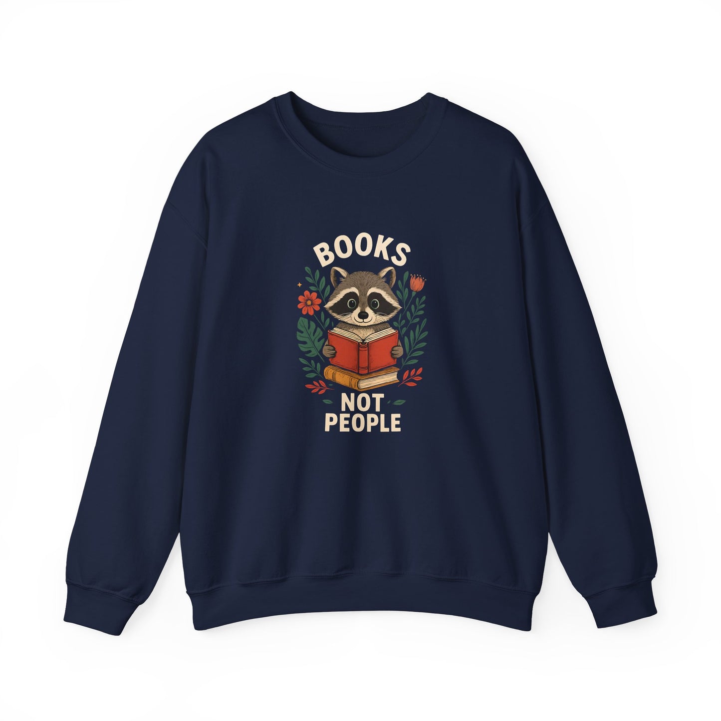 "Books Not People" Women's Crewneck