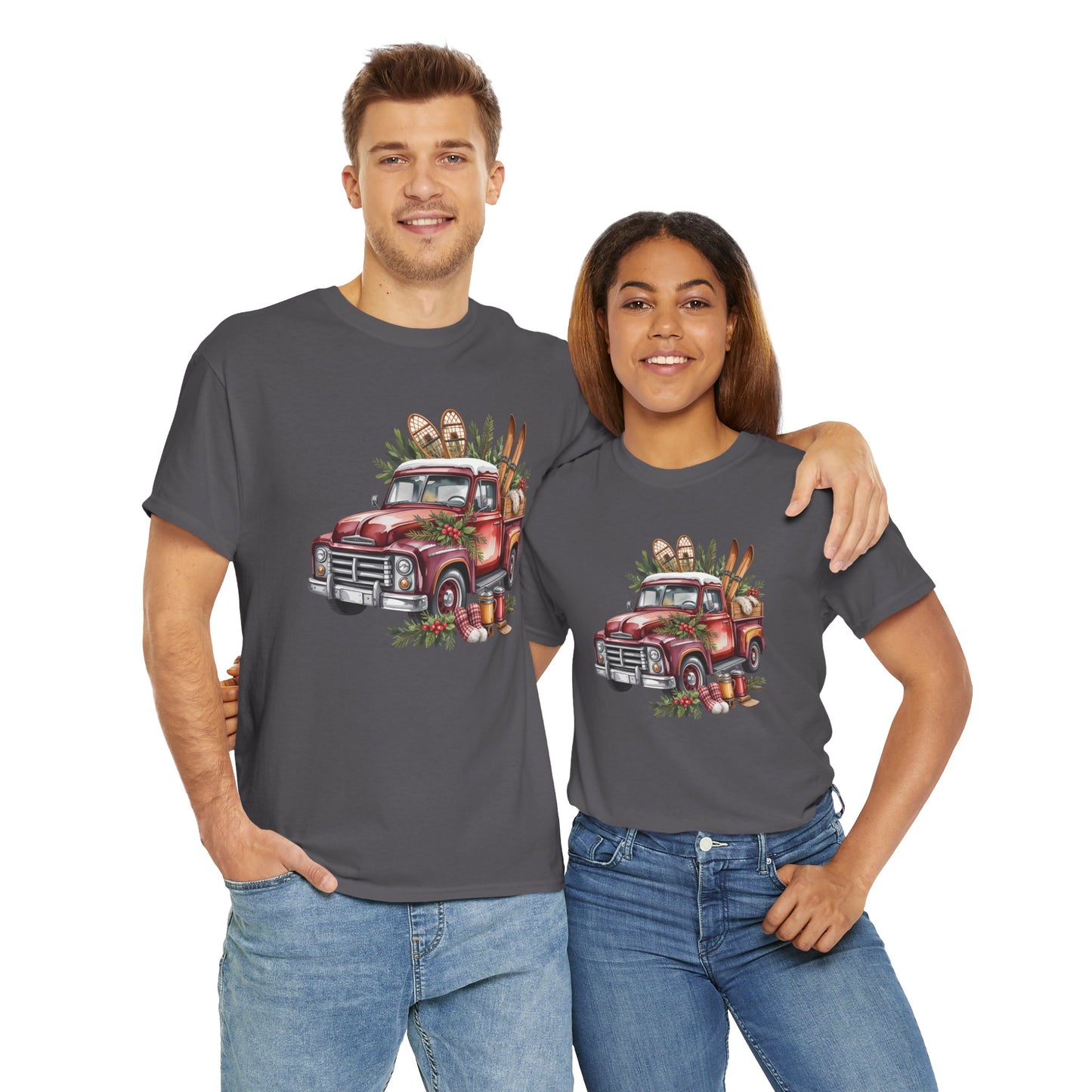 Retro Holiday Truck Men's T-Shirt