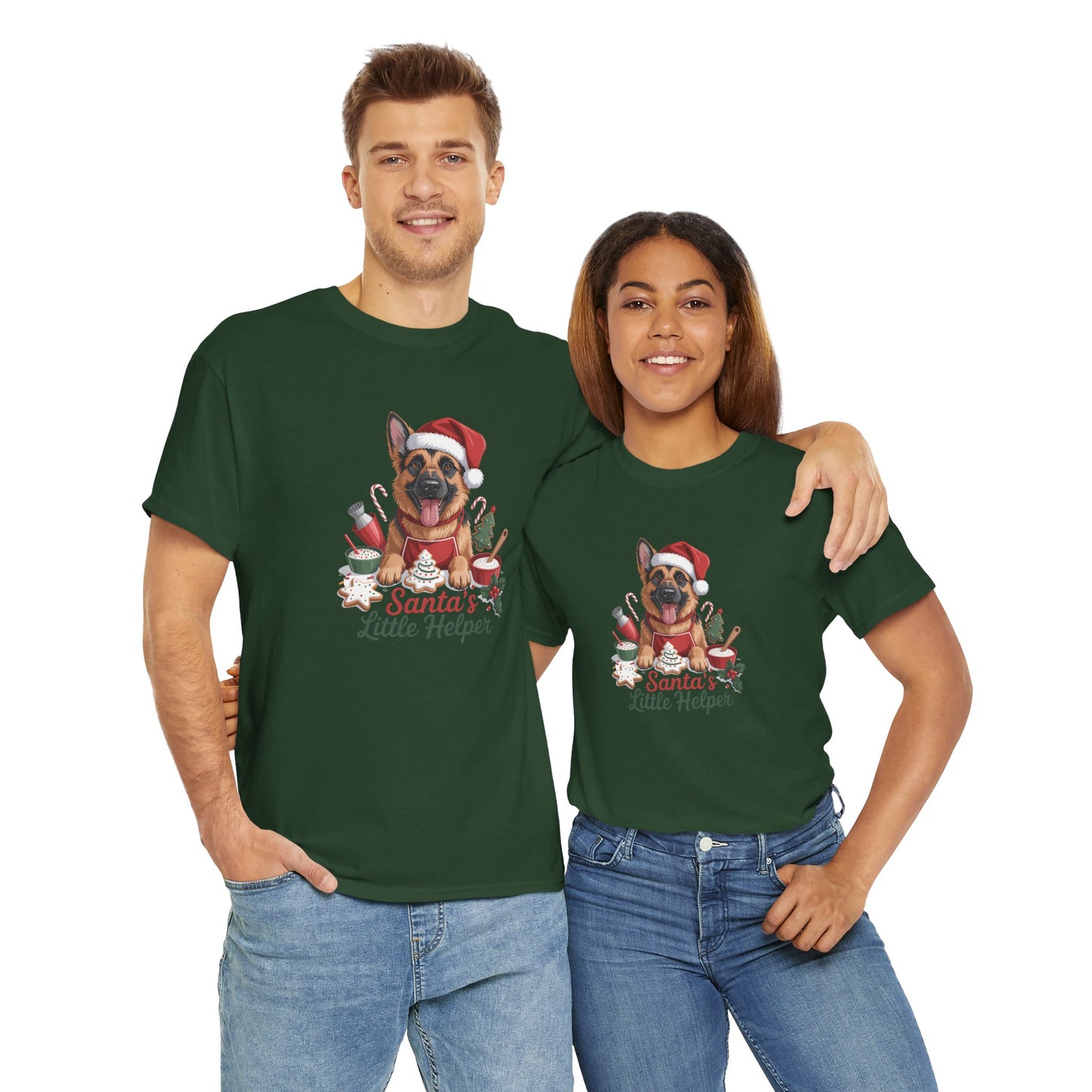 German Shepherd Holiday Men's T-Shirt