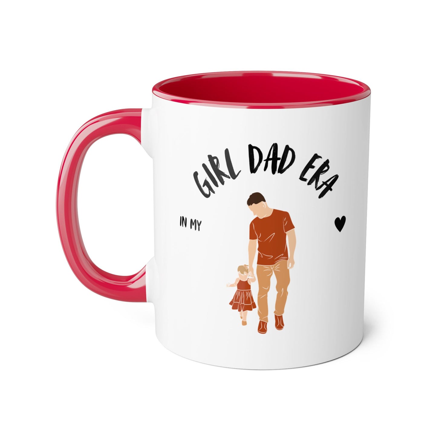 Girl Dad Era 2 Tone Mug
