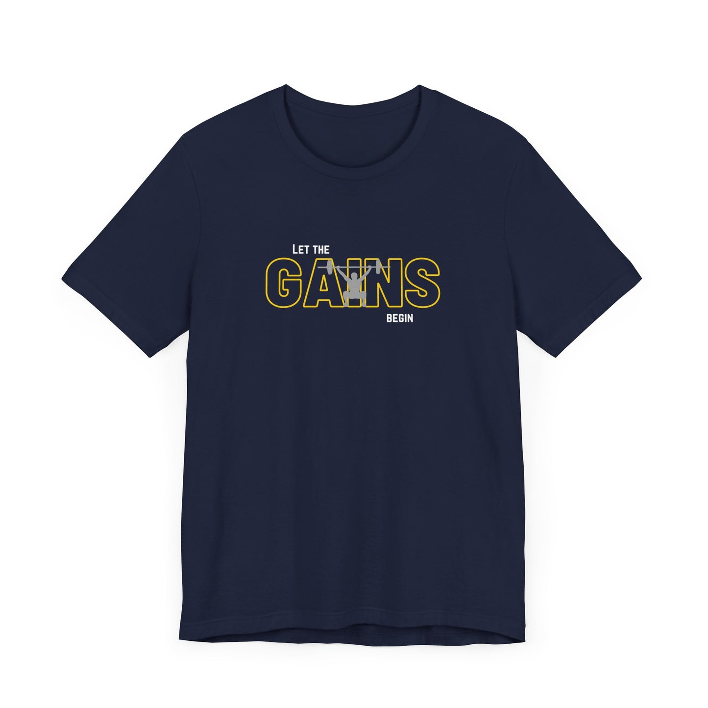 'Let the Gains Begin' - Men's T-Shirt