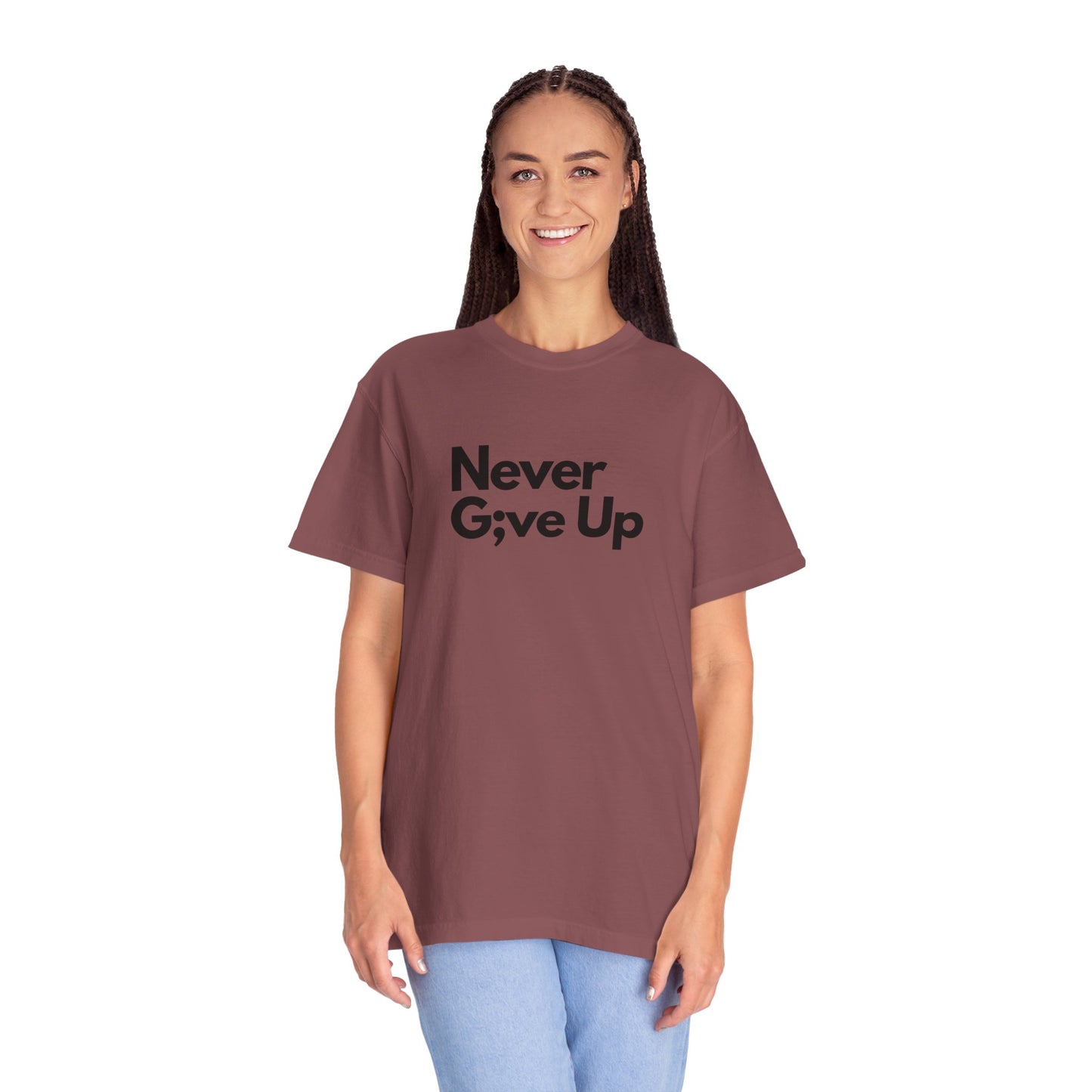 Never G;ve Up Women's T-Shirt