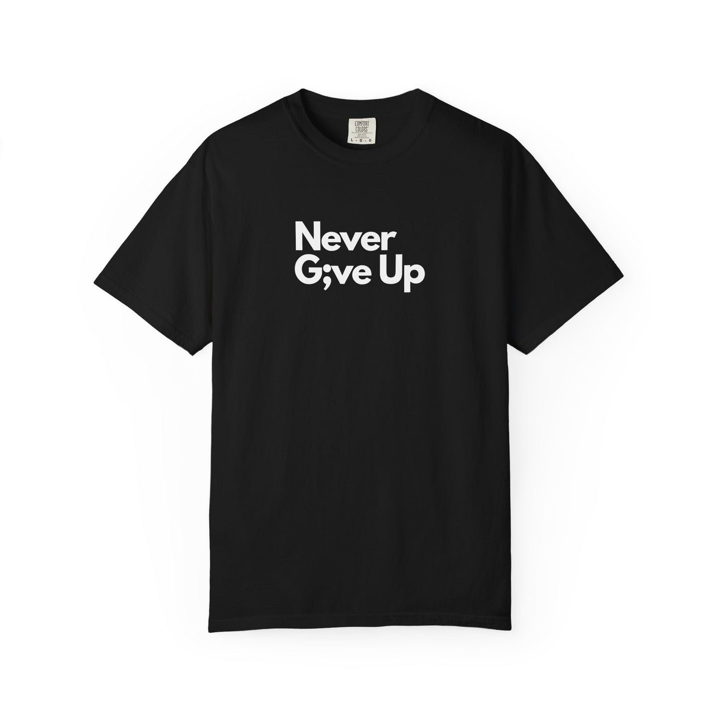 Never G;ve Up Men's T-Shirt