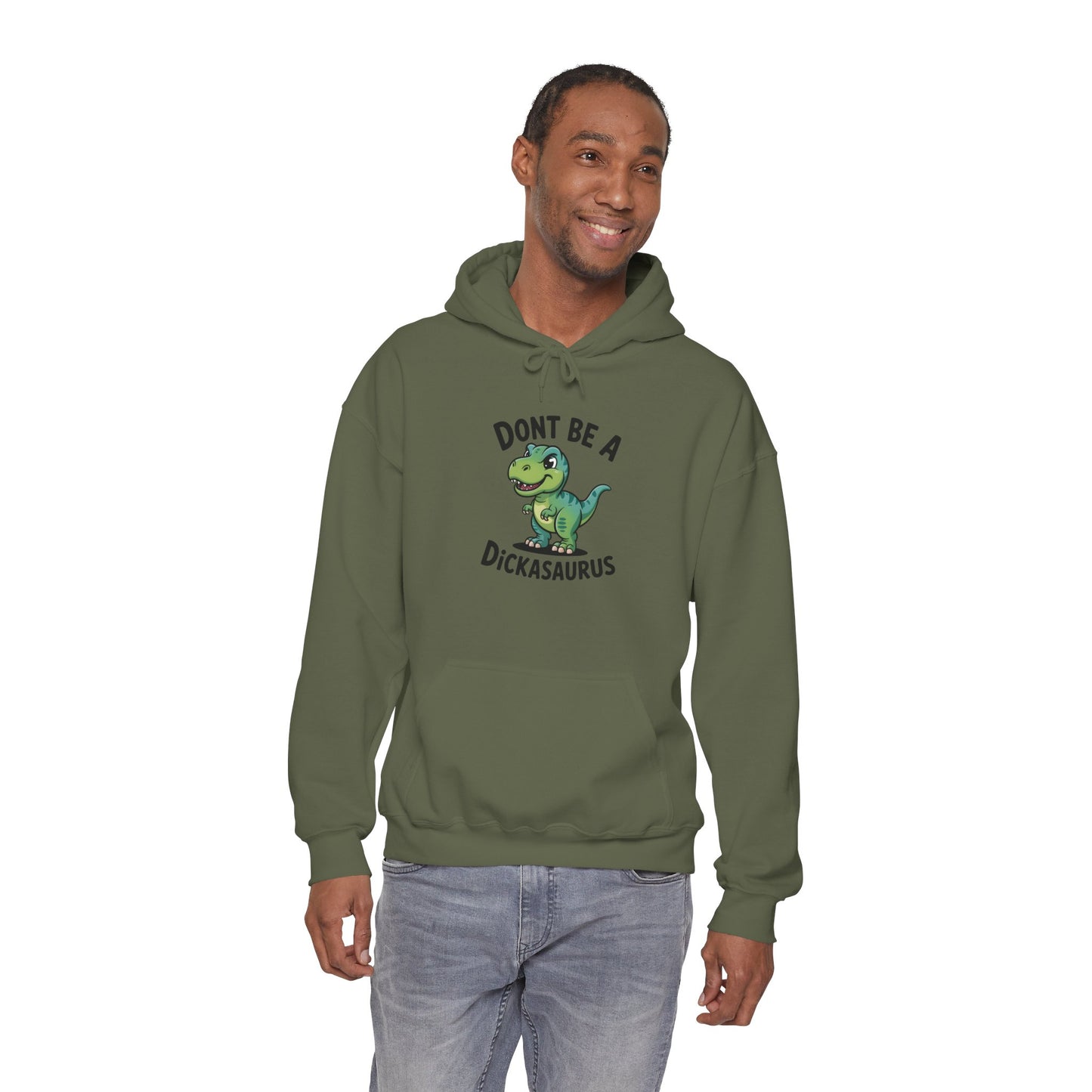 "Don't Be A Dickasaurus" Men's Hoodie