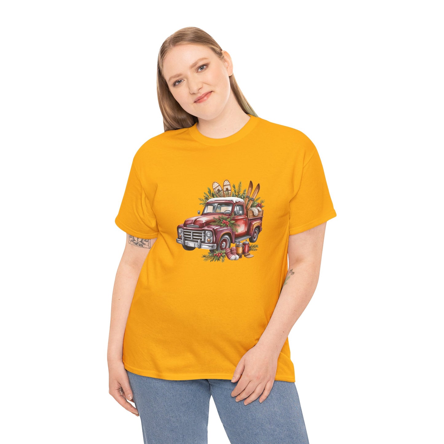 Retro Holiday Truck Women's T-Shirt