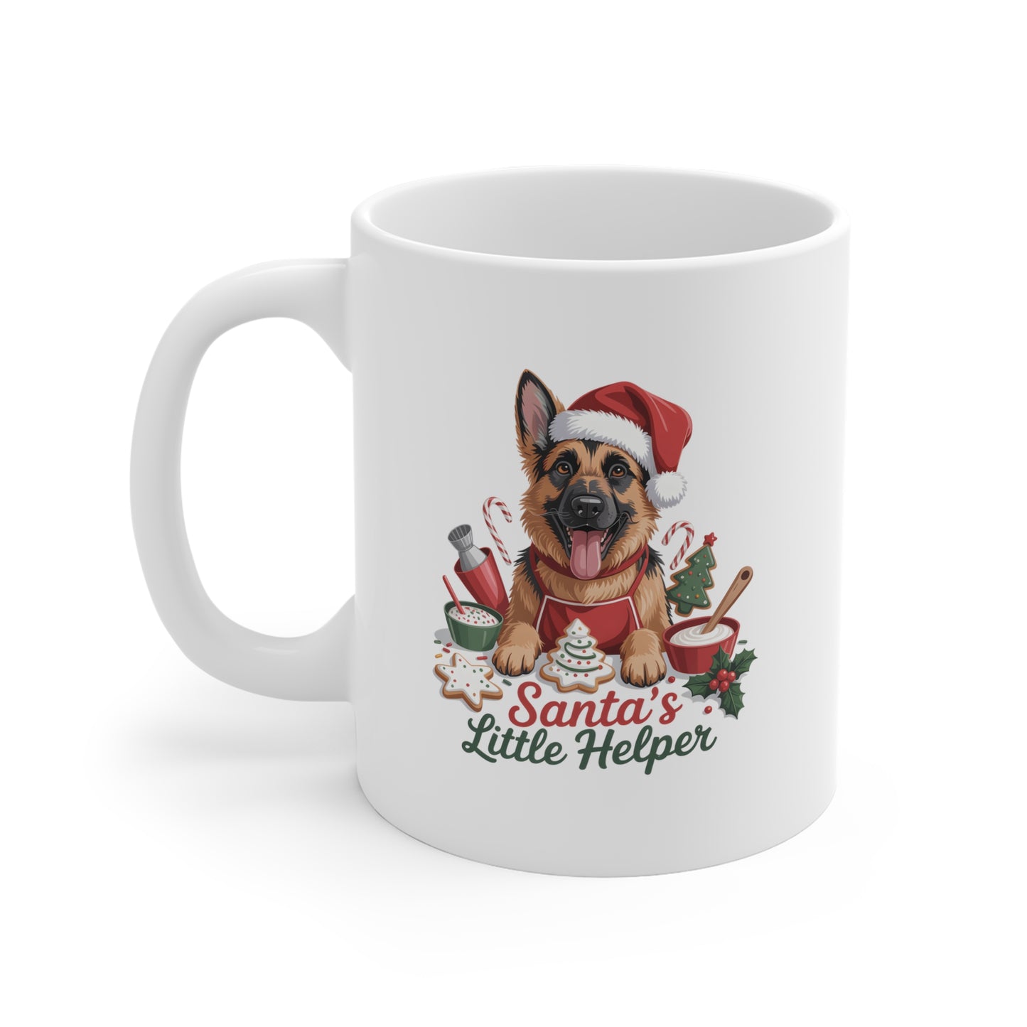 German Shepherd Holiday Mug