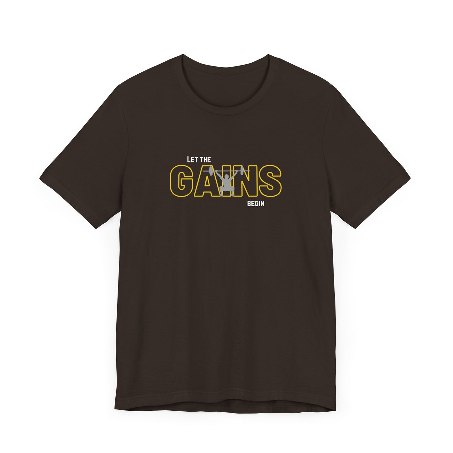 'Let the Gains Begin' - Men's T-Shirt
