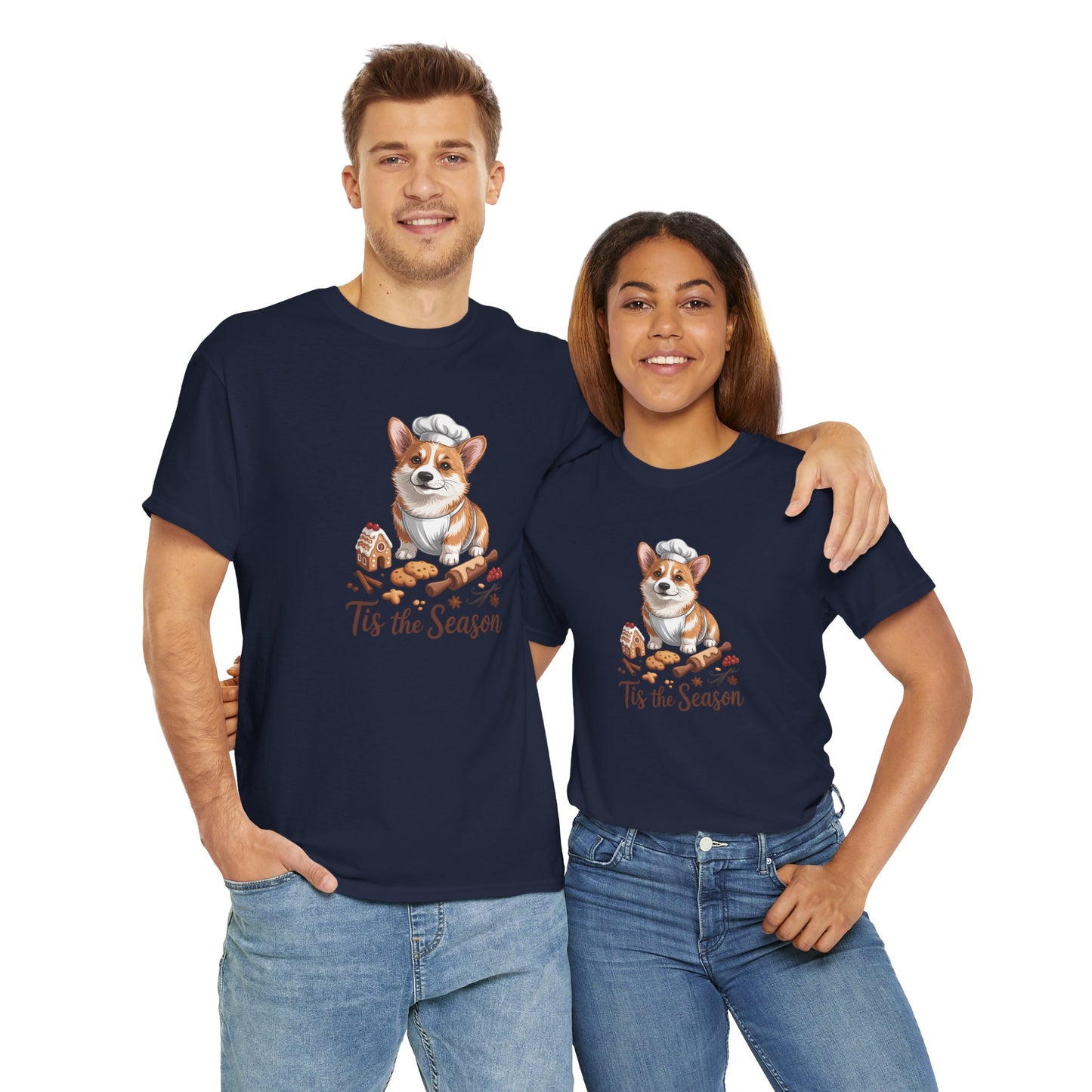 Corgi Holiday Men's T-Shirt