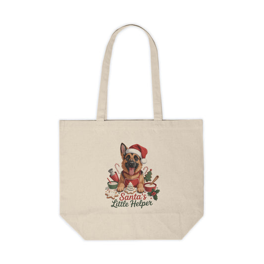 German Shepherd Holiday Canvas Bag