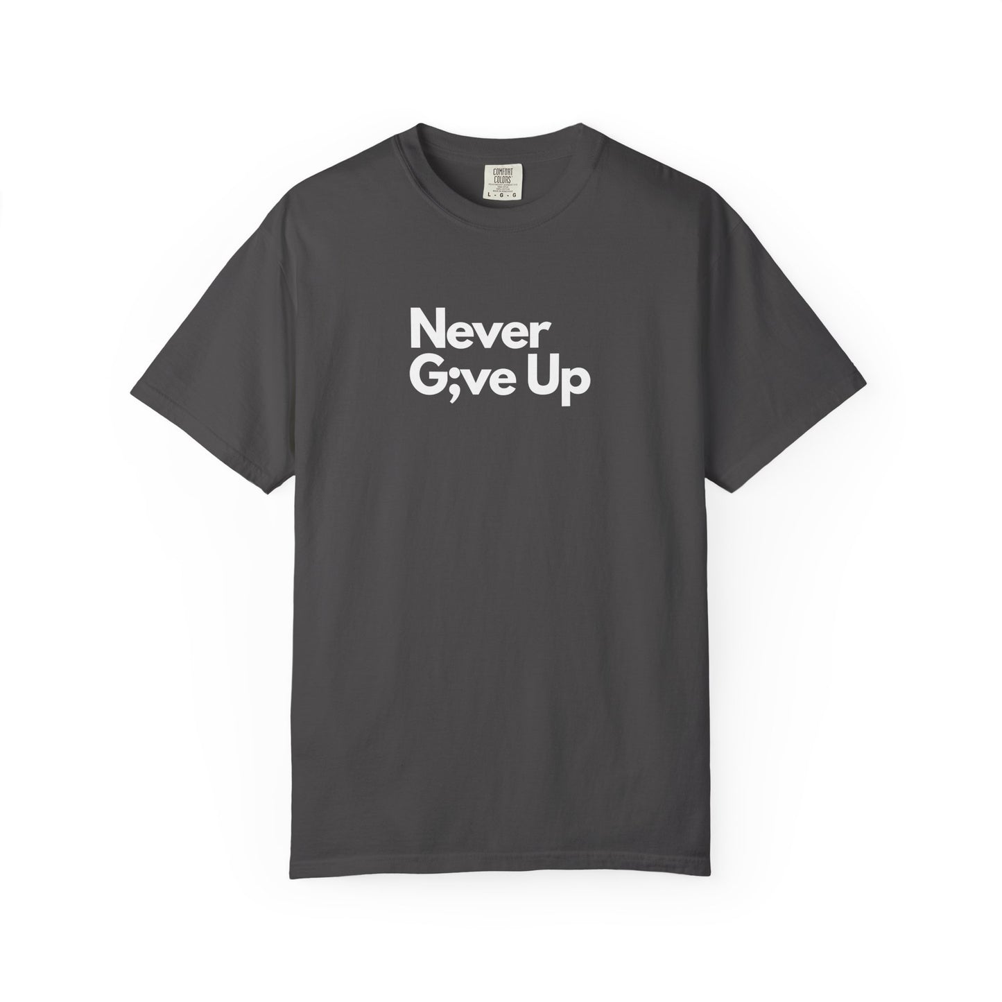 Never G;ve Up Men's T-Shirt