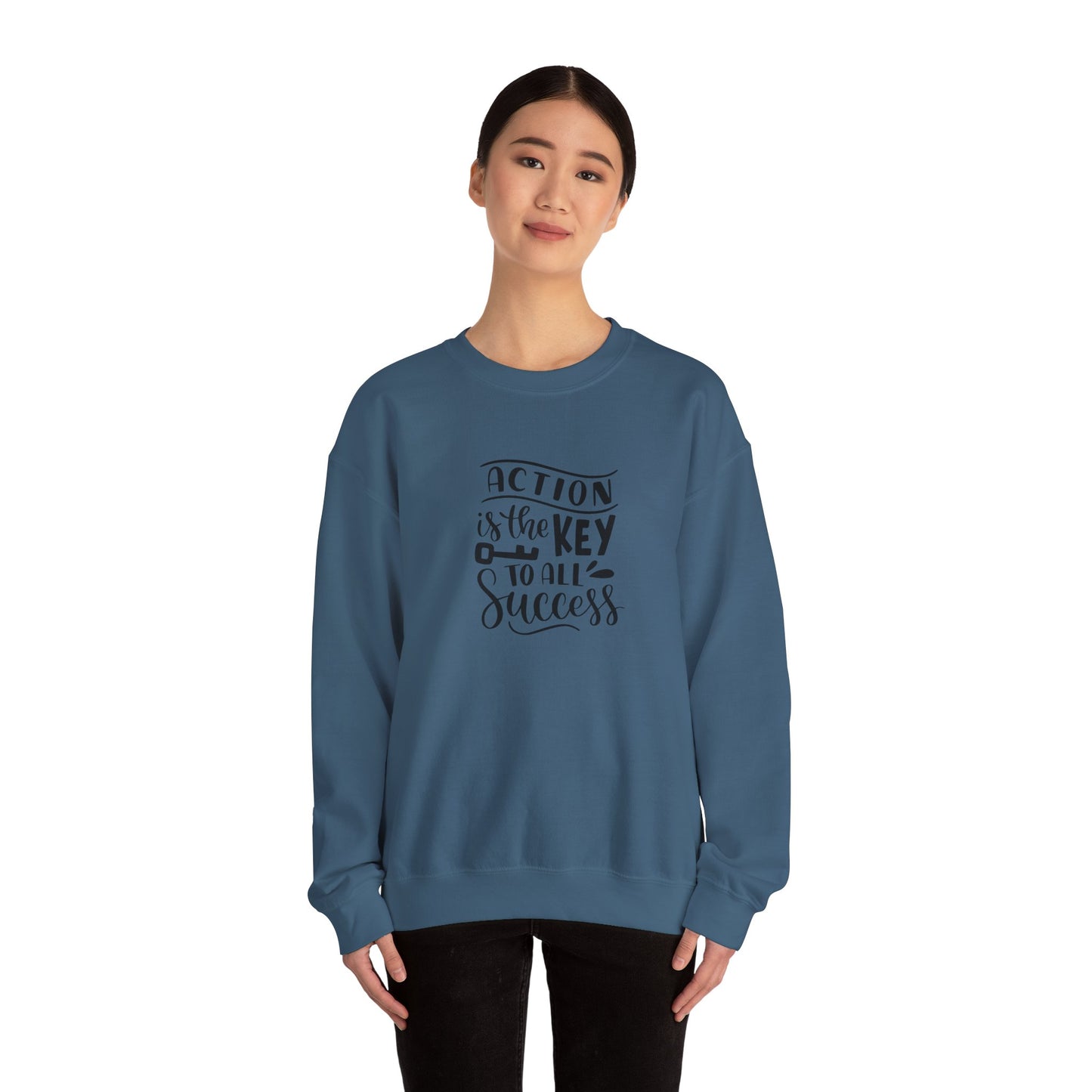 Action Key to Success Women's Crewneck