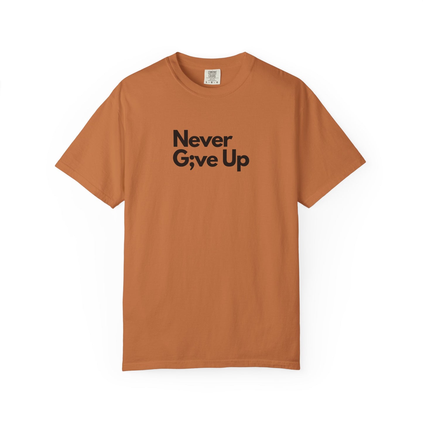 Never G;ve Up Men's T-Shirt