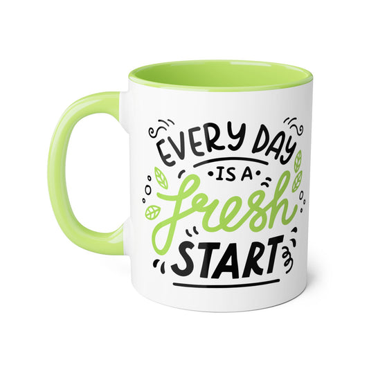 Every Day is a Fresh Start 2 Tone Mug