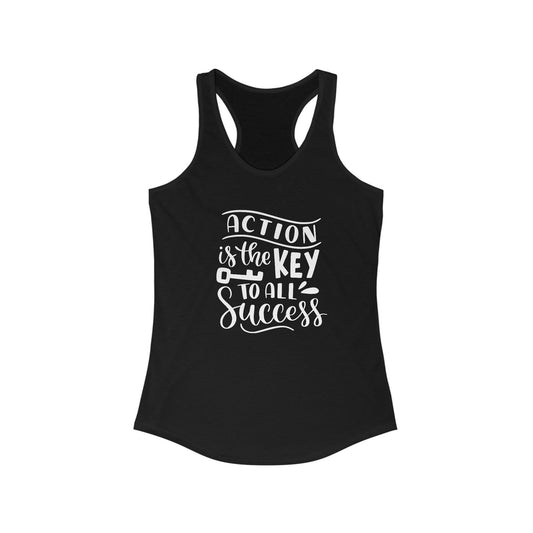 Action is the Key Women's Tank