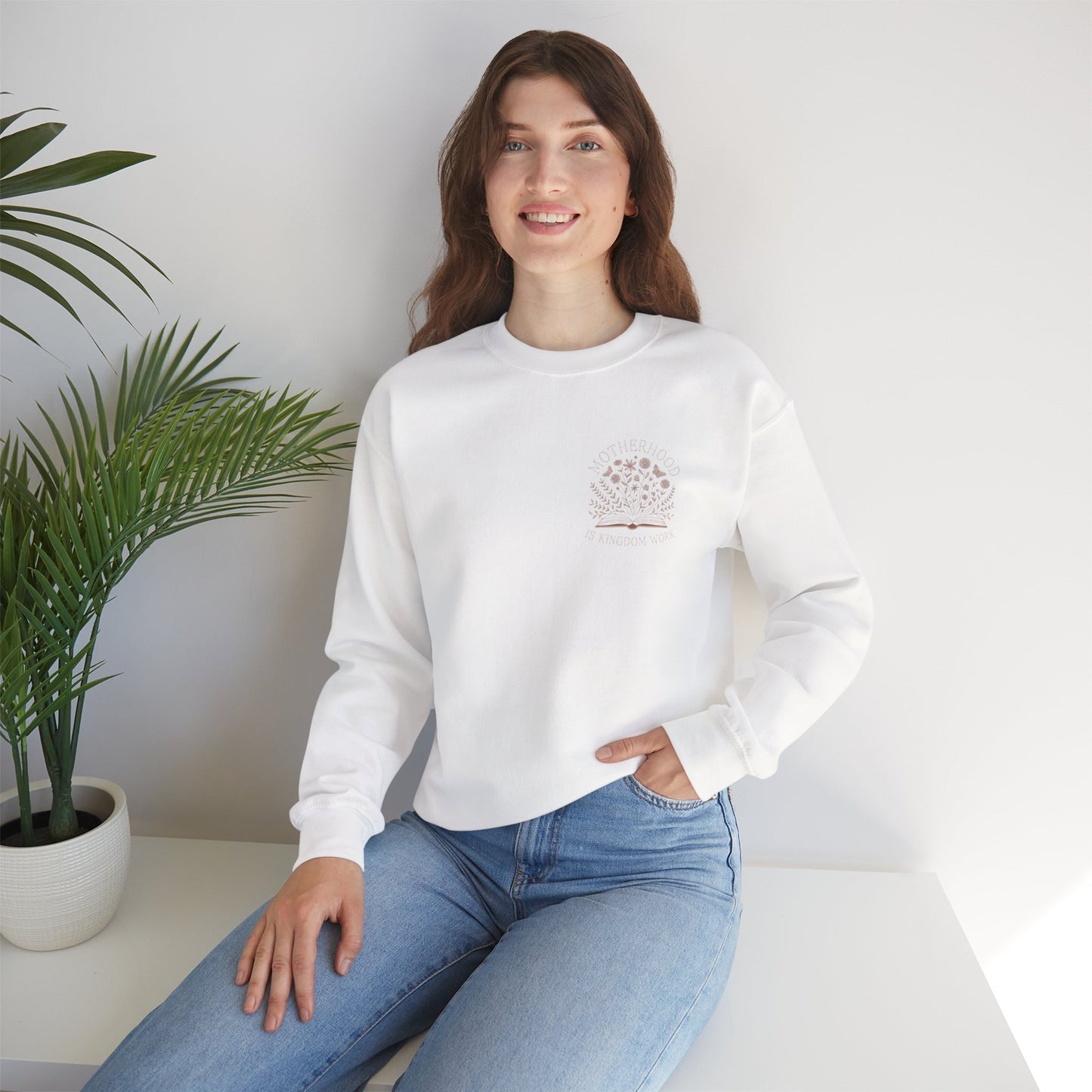 Motherhood is Kingdom Work Crewneck