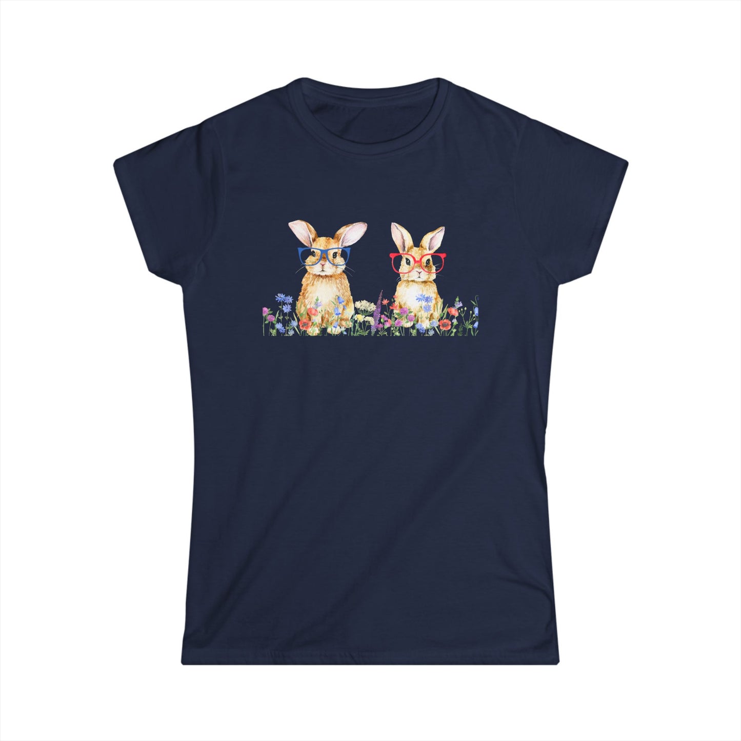 Bunny Duo Women's Semi Fitted T-Shirt