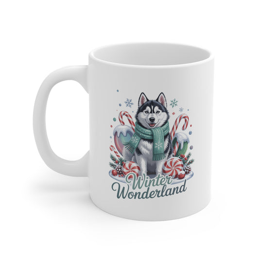 Husky Holiday Mug