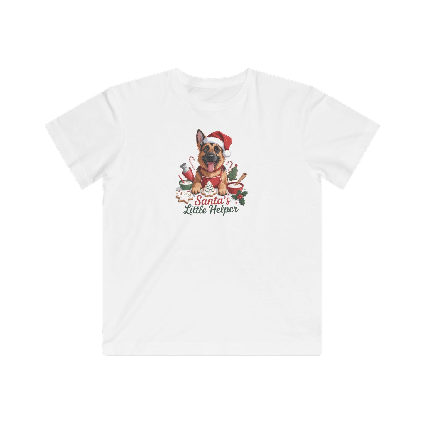 German Shepherd Holiday Kid's T-Shirt