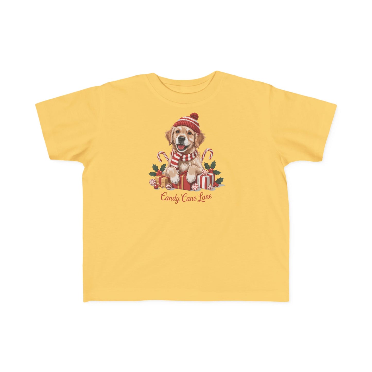 Golden Retriever Holiday Toddler T-Shirt