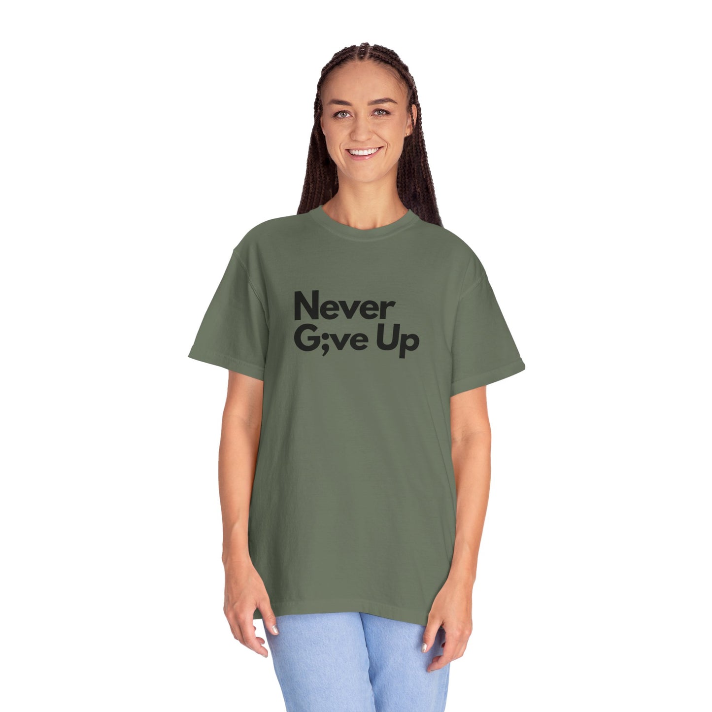 Never G;ve Up Women's T-Shirt