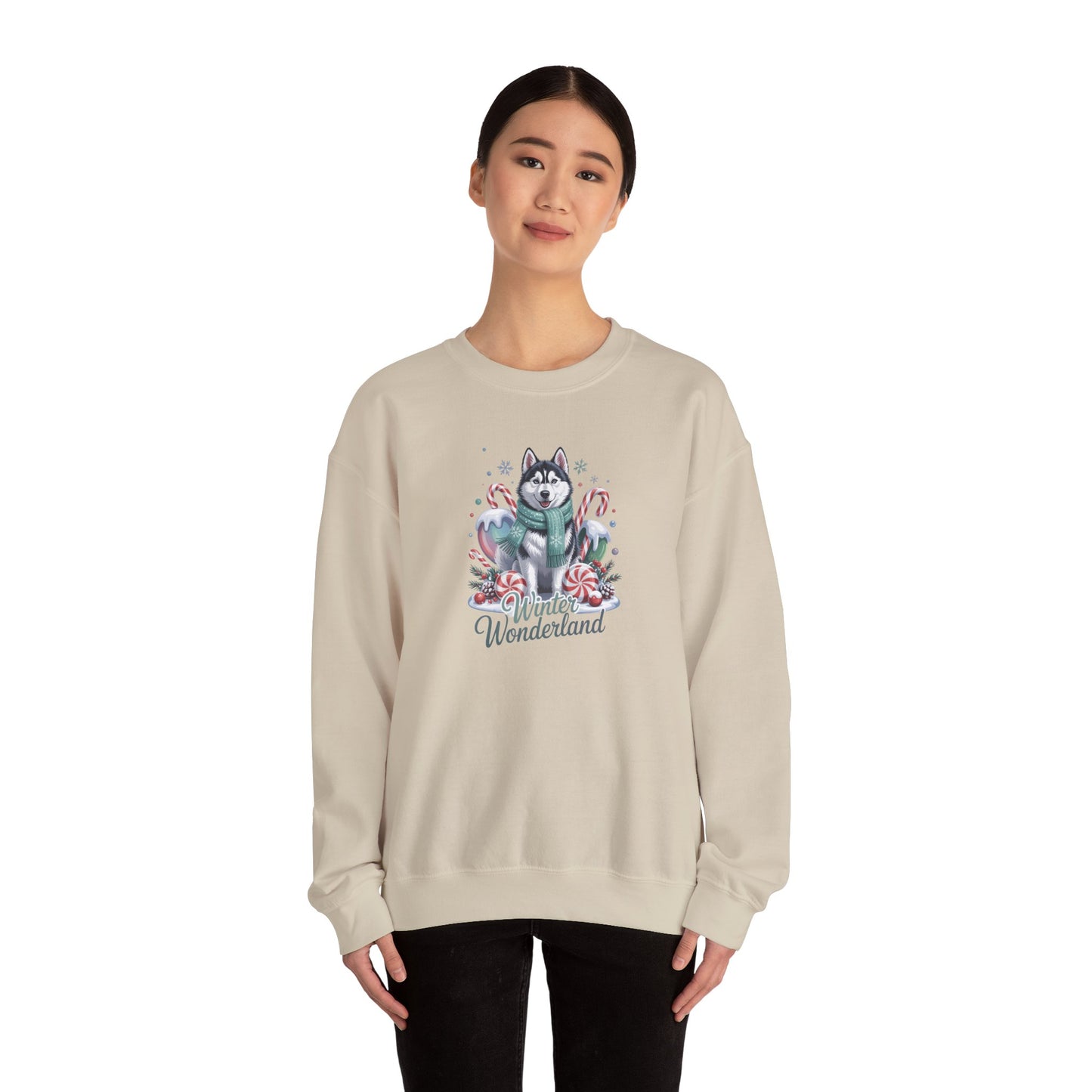 Husky Holiday Women's Crewneck