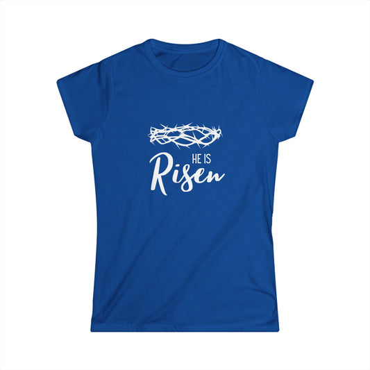 Crown He is Risen Women's Semi Fitted T-Shirt