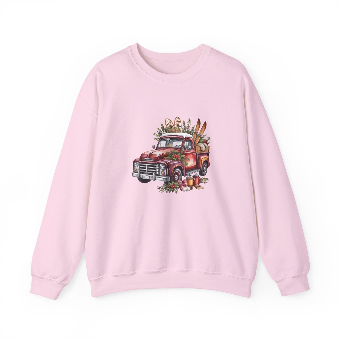 Retro Holiday Truck Women's Crewneck
