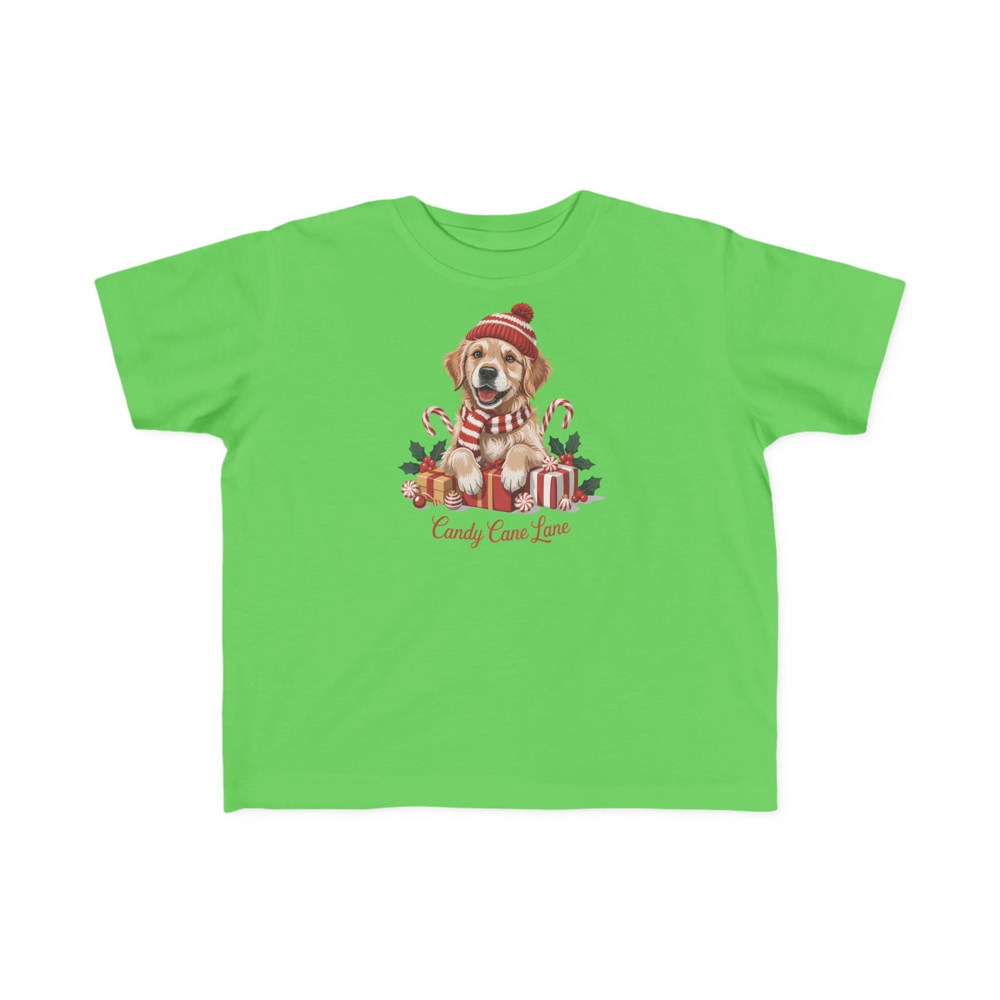 Golden Retriever Holiday Toddler T-Shirt