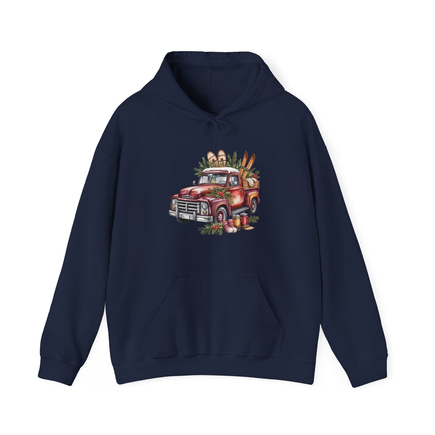 Retro Holiday Truck Hoodie
