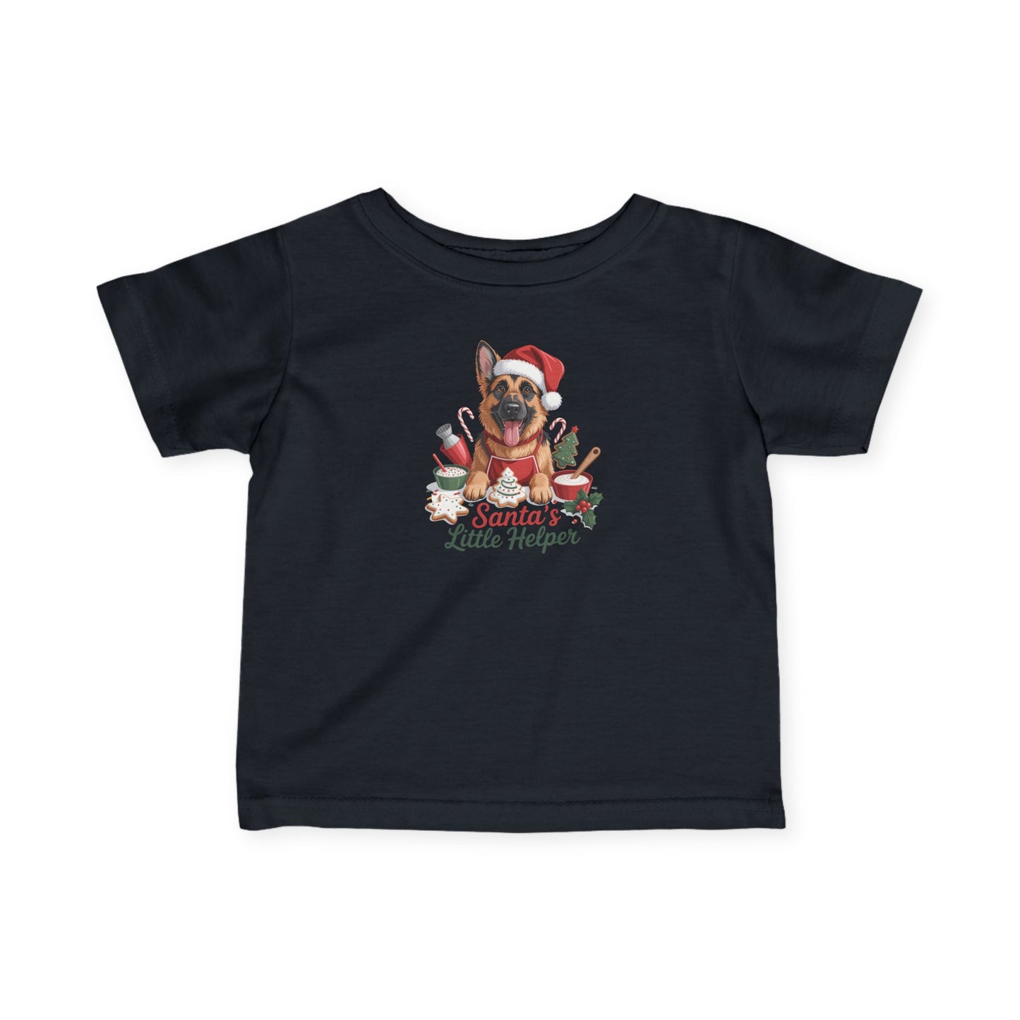 German Shepherd Holiday Infant T-Shirt