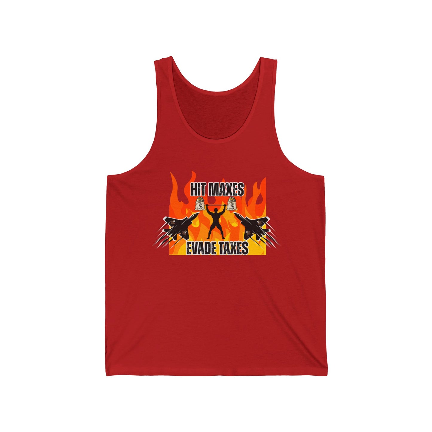 Hit Maxes Evade Taxes Men's Tank