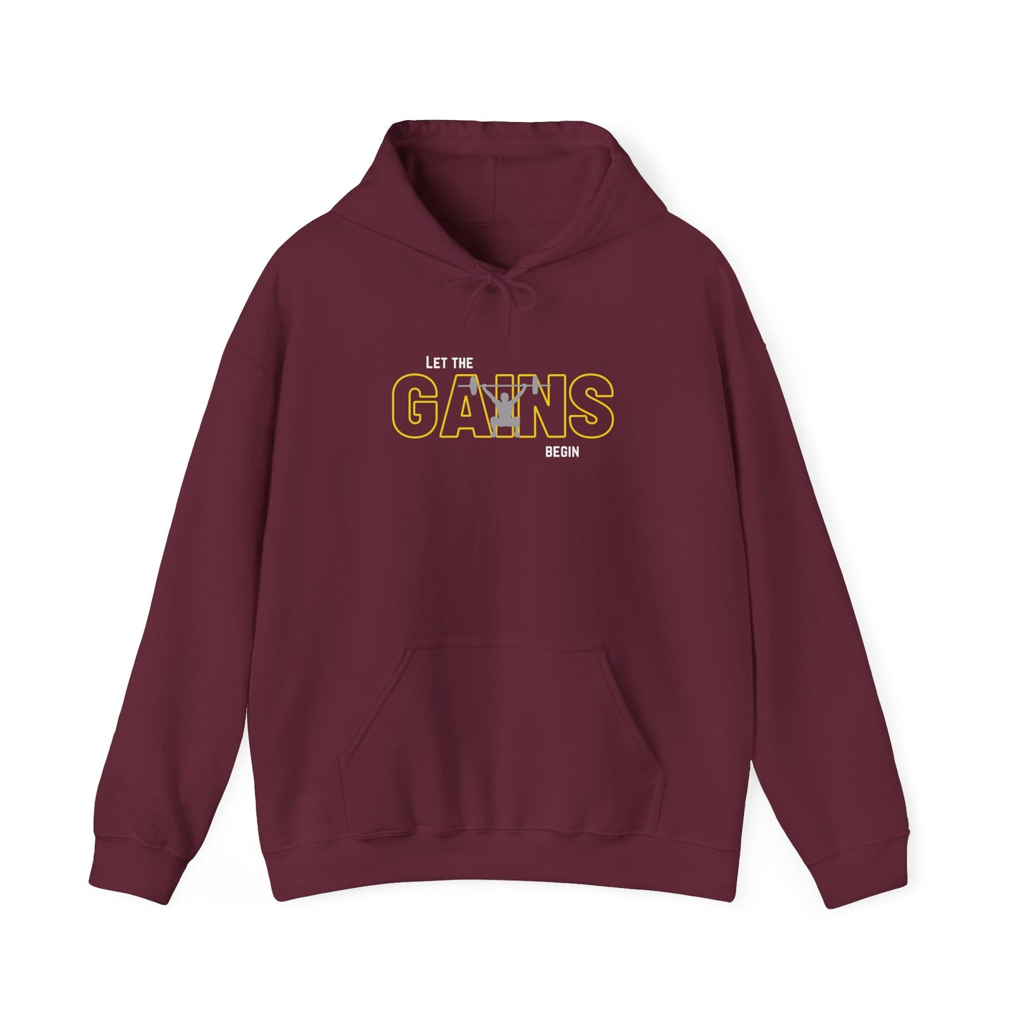 'Let the Gains Begin' Men's Hoodie