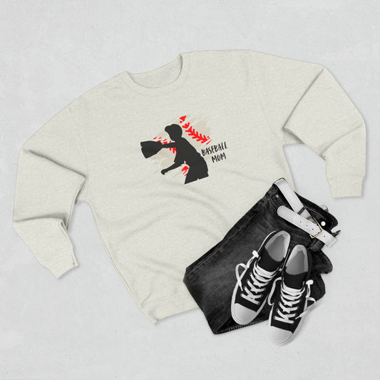 Baseball Mom Unisex Crewneck Sweatshirt - Perfect Gift for Sports Moms