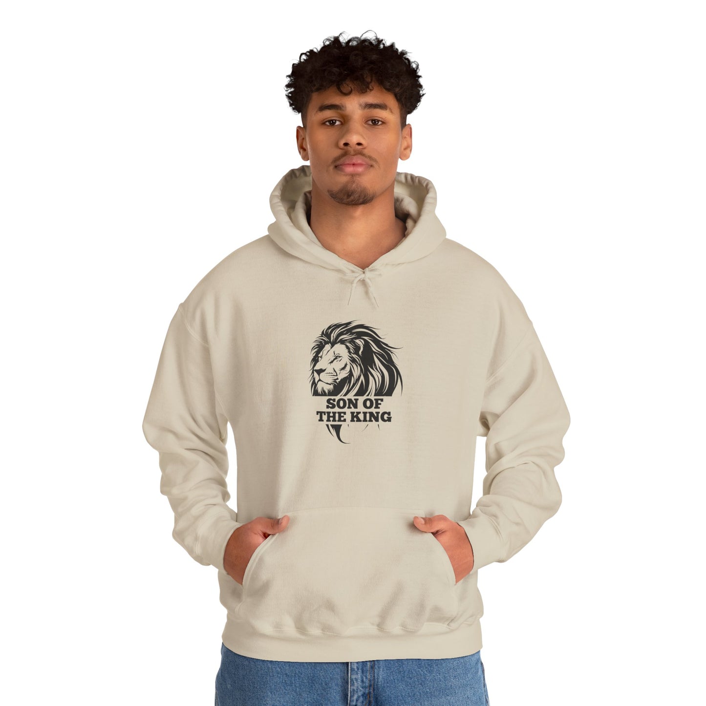 Lion - Son of the King - Christian Men's Hoodie