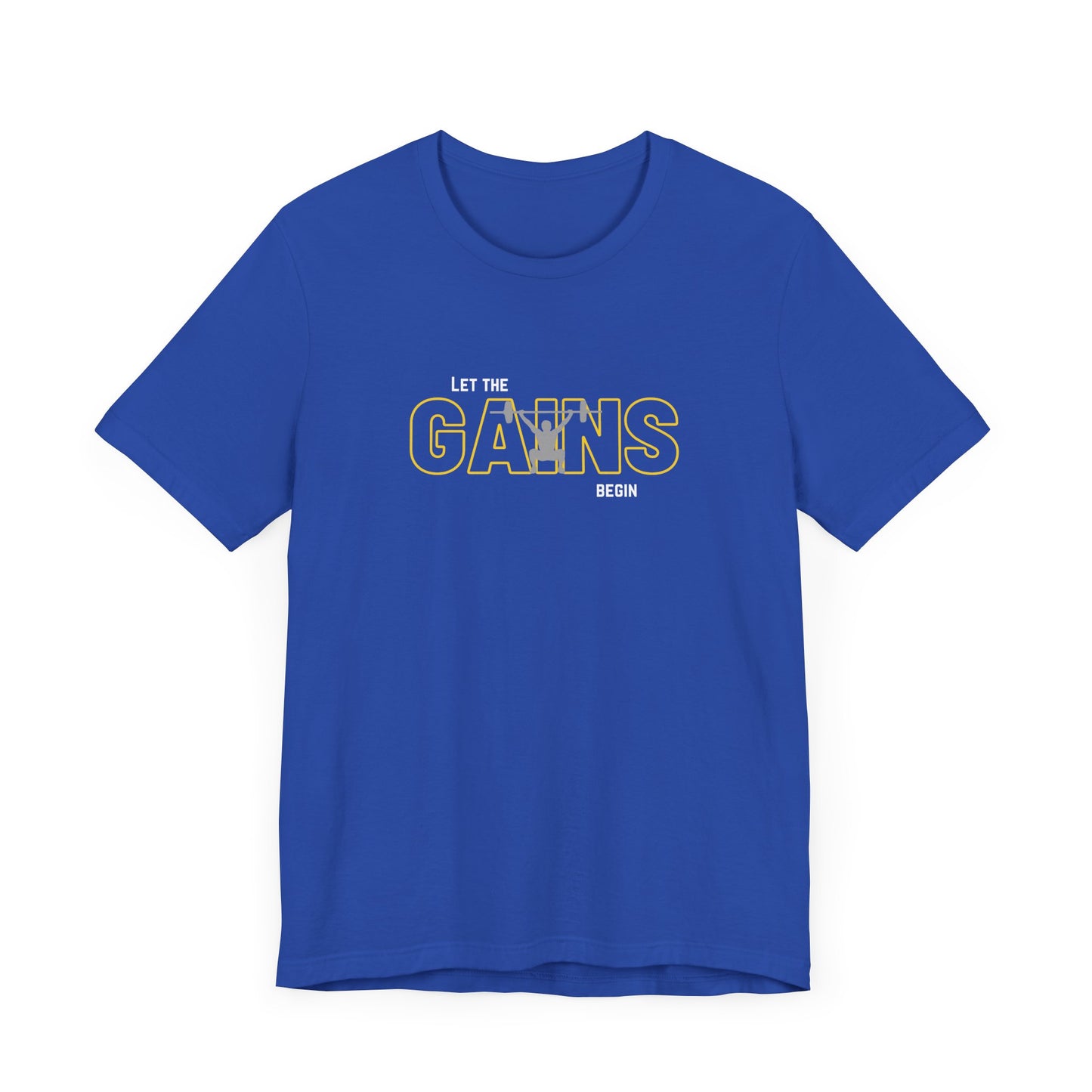 'Let the Gains Begin' - Men's T-Shirt