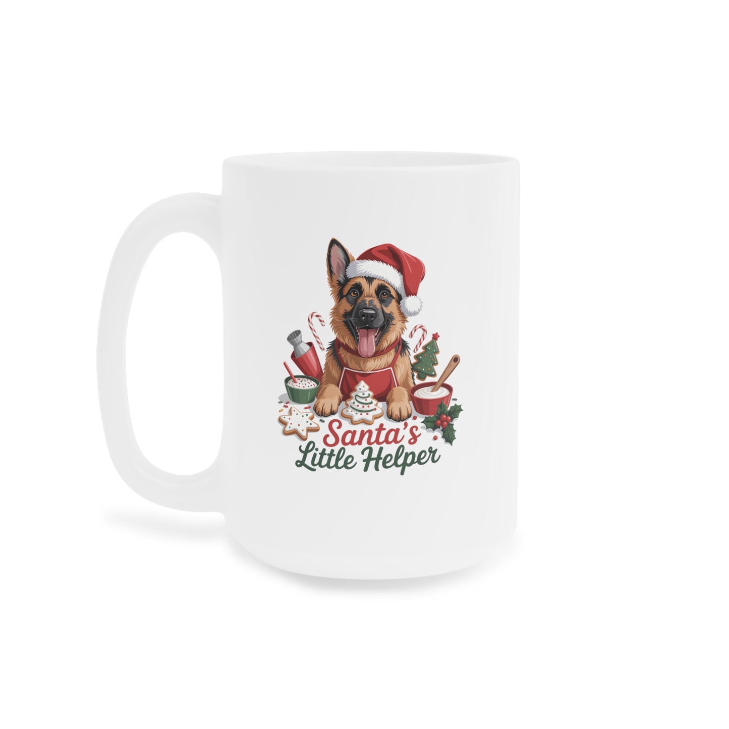 German Shepherd Holiday Mug