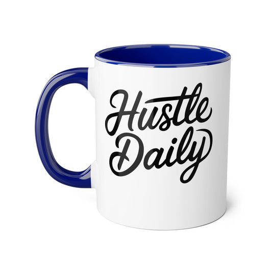Hustle Daily 2 Tone Mug