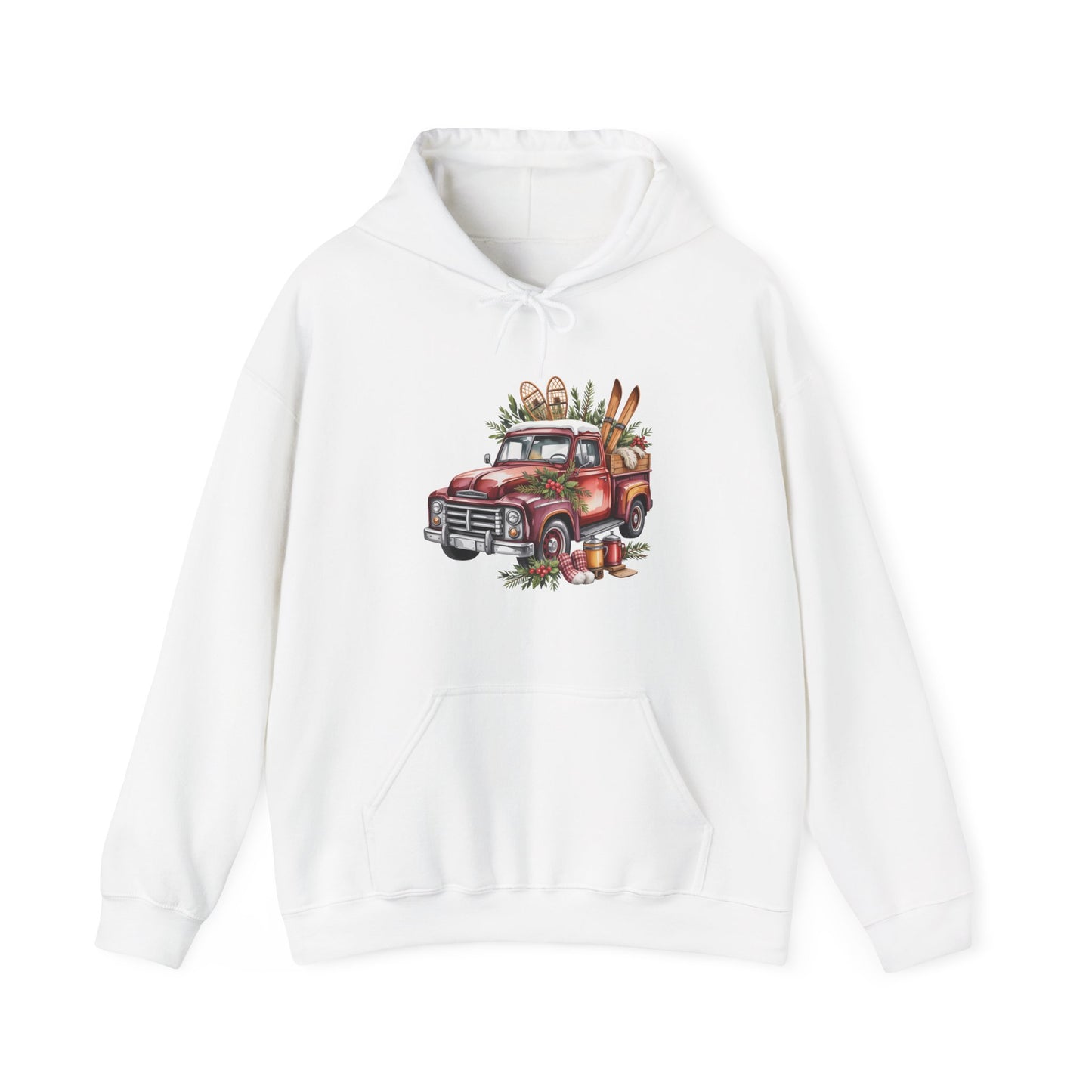 Retro Holiday Truck Hoodie