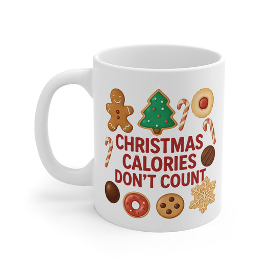 Christmas Calories Don’t Count Mug