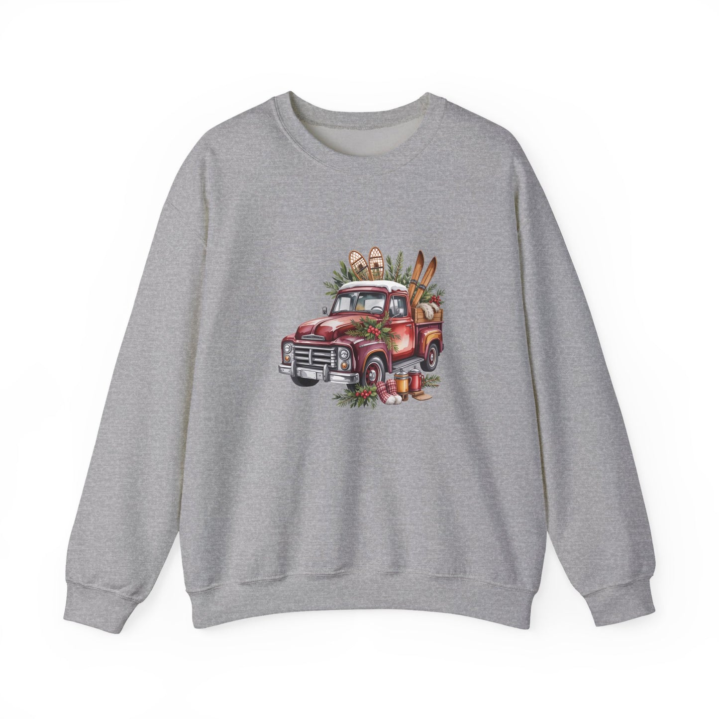 Retro Holiday Truck Women's Crewneck
