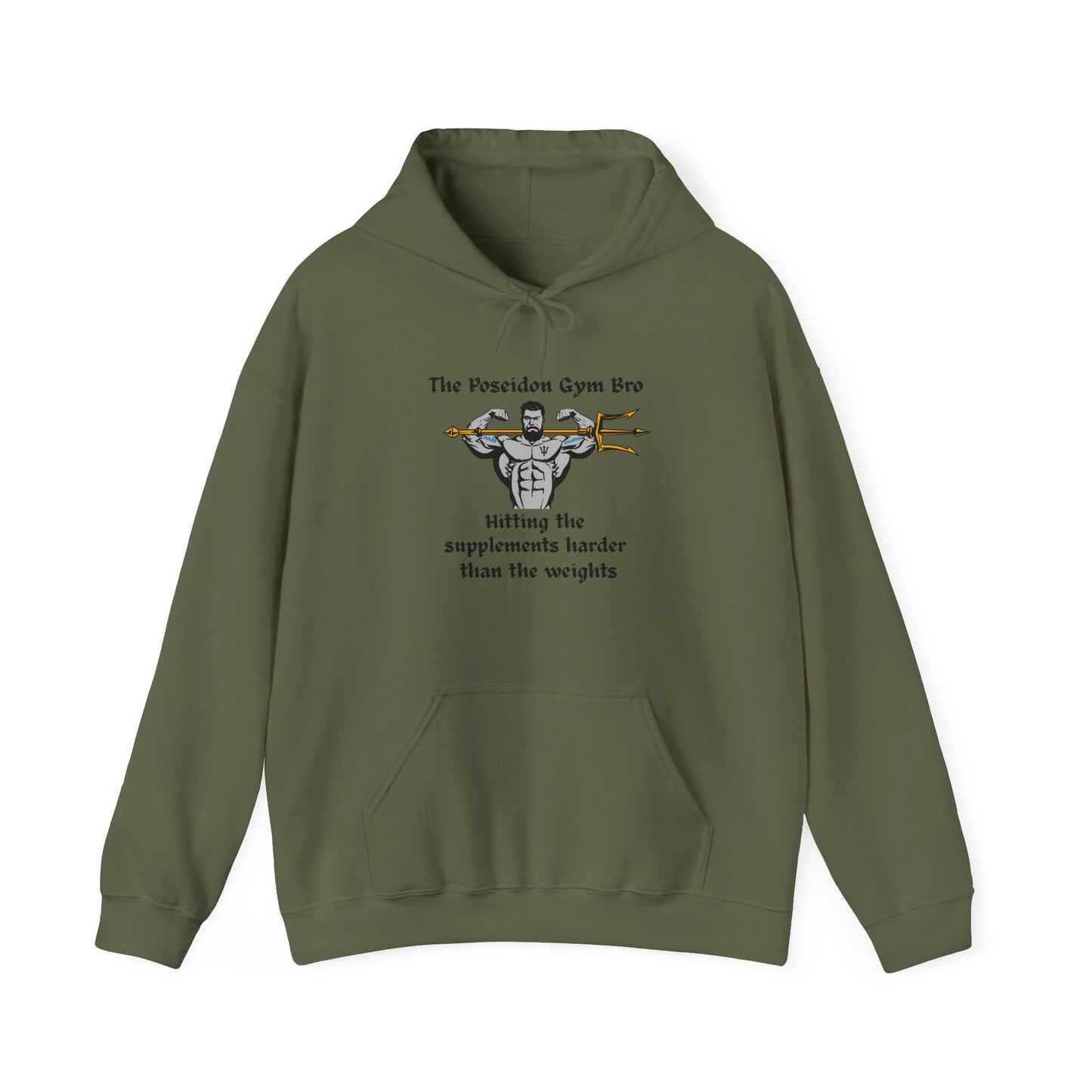 Poseidon Gym Bro Men's Hoodie