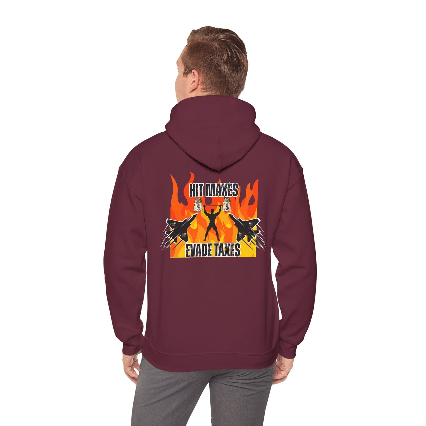 Hit Maxes Evade Taxes Men's Hoodie