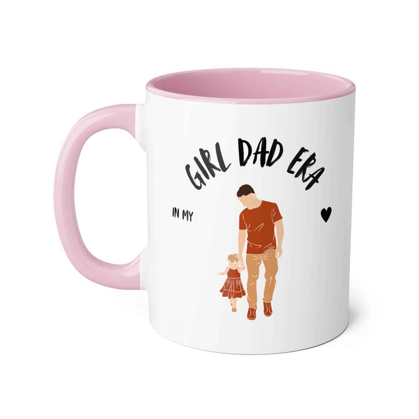 Girl Dad Era 2 Tone Mug