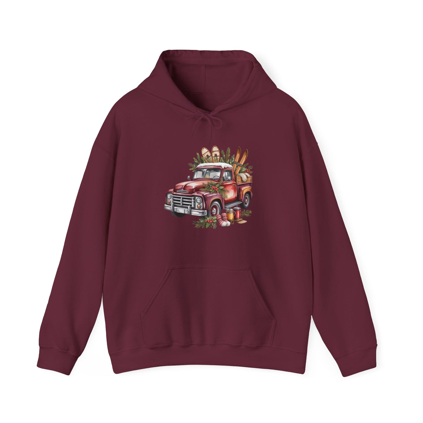 Retro Holiday Truck Hoodie