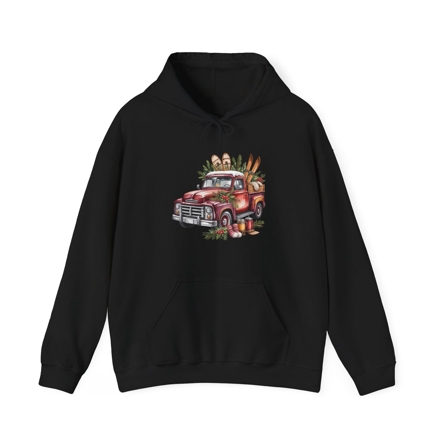 Retro Holiday Truck Hoodie